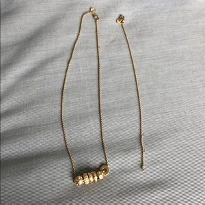 Gold Swarovski necklace